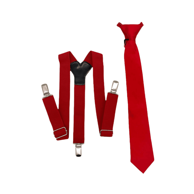 bukseseler med slips rød
