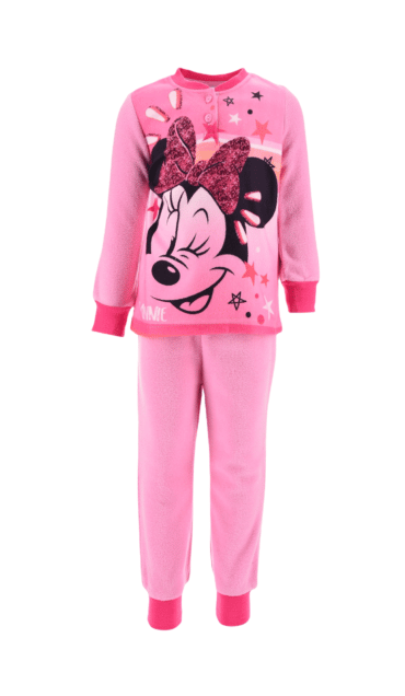 Minnie Pysjamas Lyse Rosa, rosa pysjamas, pysjamas til barn, nattetøy til barn