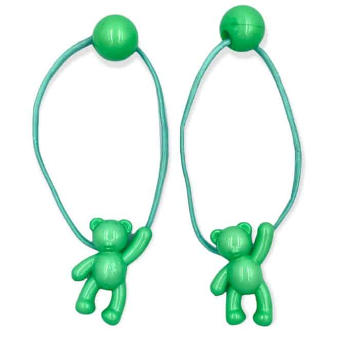 Accessories hårstrikker barn teddy grønn