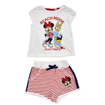 disney minnie barneklær tskjorte og shorts sommerklær for barn