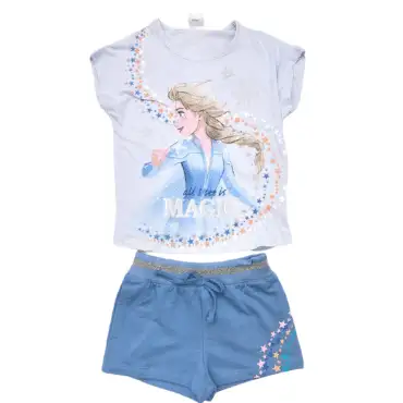 frozen barneklær blå og hvit farger sommer klær for barn