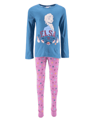 pysjamas frozen barneklær soveklær pysj blå lilla farge