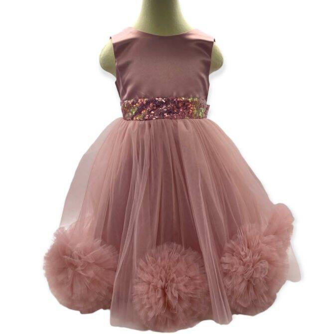 kjole perla gammel rosa barnekjoler barneklær