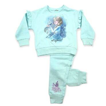 frozen frost blå klessett joggedress barneklær