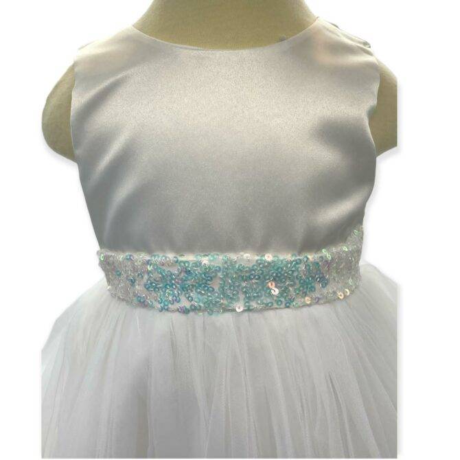 kjole hvit perla barnekjoler barneklær