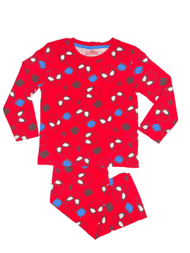 spiderman rød pysjamas natt tøy barneklær
