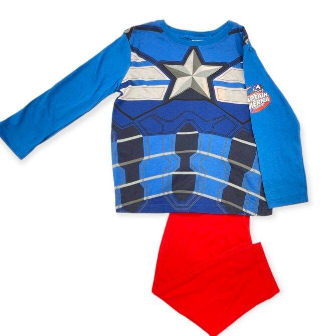 pysjamas captain america marvel barneklær