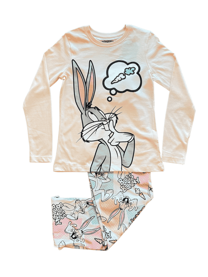 Bugs Bunny Pysjamas barneklær natt tøy