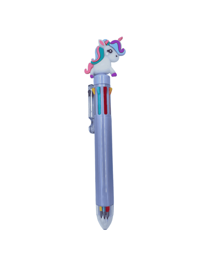 Unicorn 8 farger pen lilla