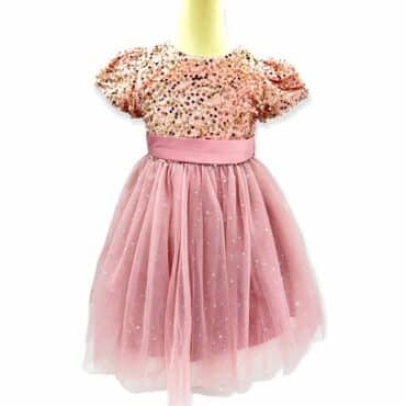 Kjole Gammel Rosa barneklær på nett burdepikekjole barnekjoler