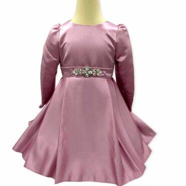 Kjole Gammel Rosa farge barneklær på nett burdepikekjole barnekjoler