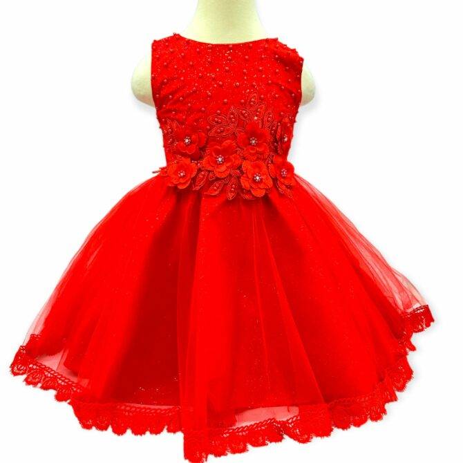 Kjole Rød Selskapskjoler kjoler barnekjoler barneklær på nett