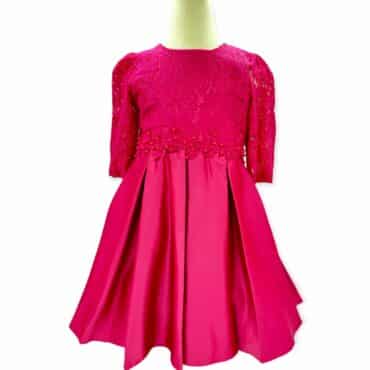 Kjole Rosa barneklær på nett burdepikekjole barnekjoler