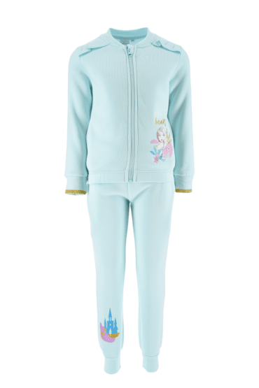 Frozen Lyse Blå Klessett barneklær på nett jente genser og bukse joggedress kles sett