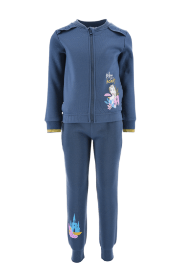Frozen Blå Klessett barneklær på nett jente genser og bukse joggedress kles sett