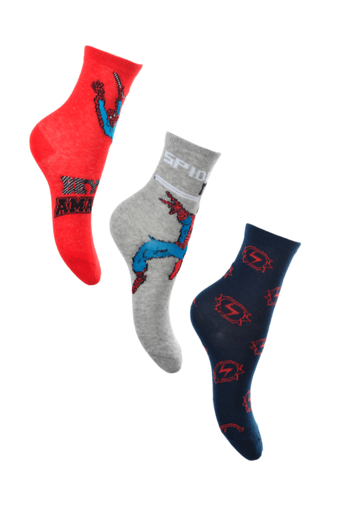 Spiderman sokker 3-pk barne sokker barneklær sokker