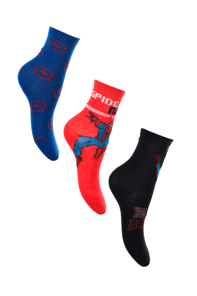 Spiderman sokker 3-pk barne sokker barneklær sokker