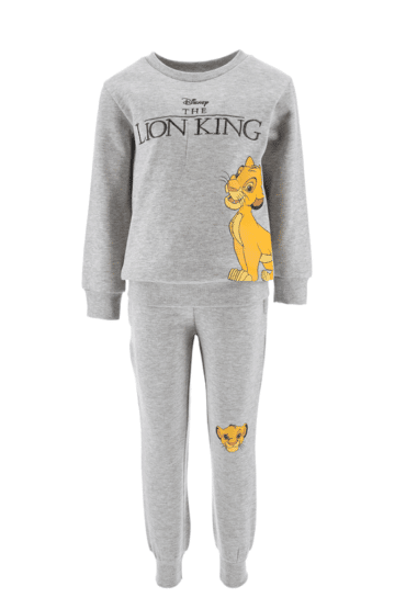 Lion King Lyse Grå Klessett barneklær på nett gutt genser og bukse joggedress kles sett