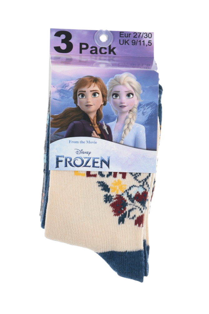 Frozen sokker 3-pk barne sokker barneklær sokker