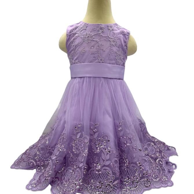 Festkjole Lilla Mary barneklær kjoler til jente festklær selskapskjoler babyklær