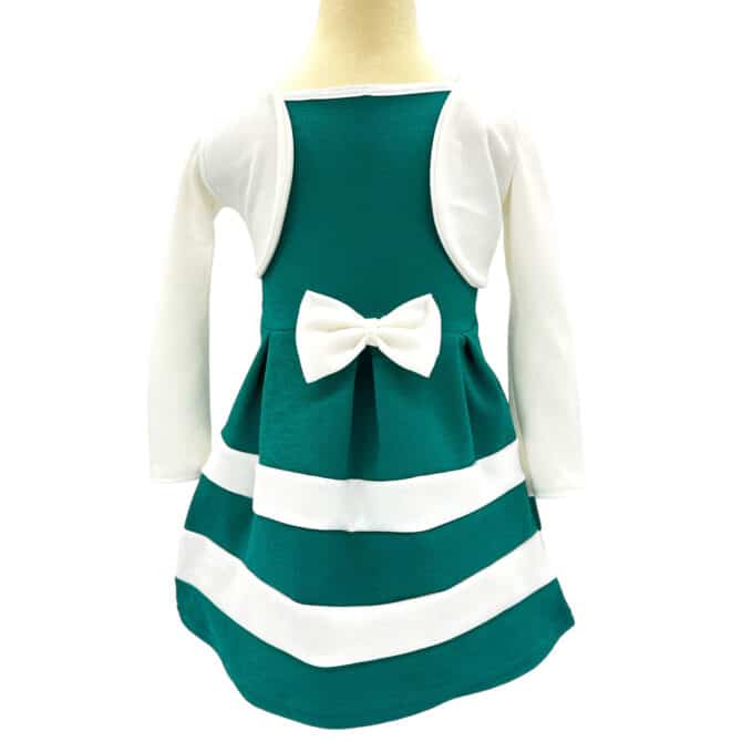 Kjole Grønn Aria barneklær kjoler til jente festklær selskapskjoler babyklær brudepike kjole