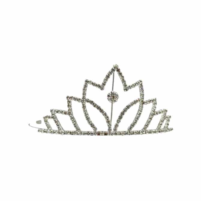 Prinsesse Krone Sølv Tiara for barn hårpynt