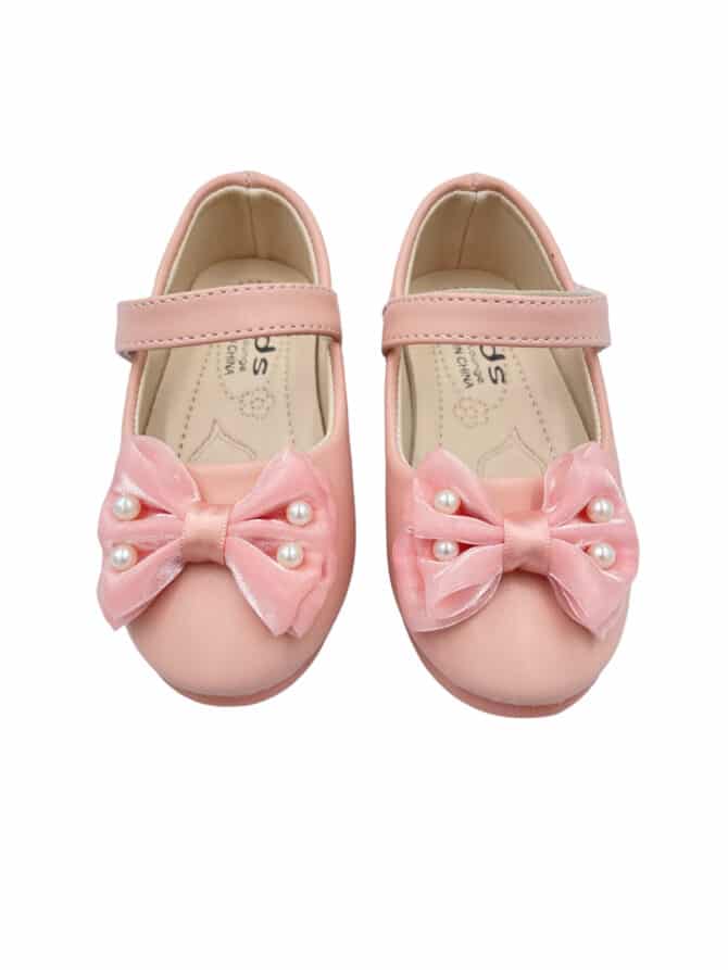 Rosa Ballerinasko Barn Sløyfedesign barnesko jente sko fest sko babysko